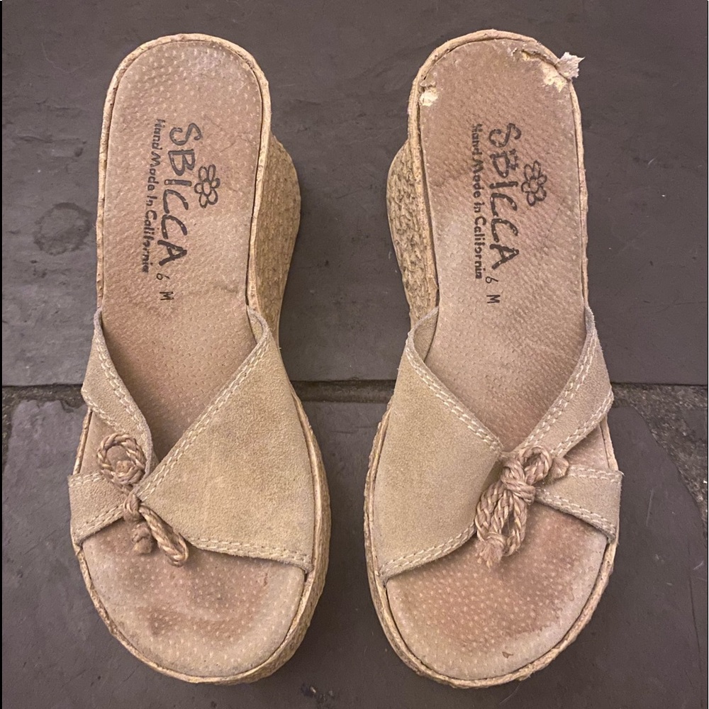 sbicca wedge heels